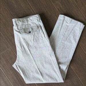 WORN ONCE Banana Republic Light Gray Men’s Linen-Cotton pant